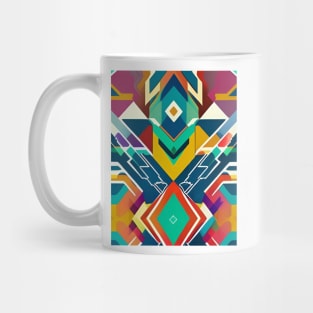 Mix colors with symmetrical design perfect for a gym bag Mug